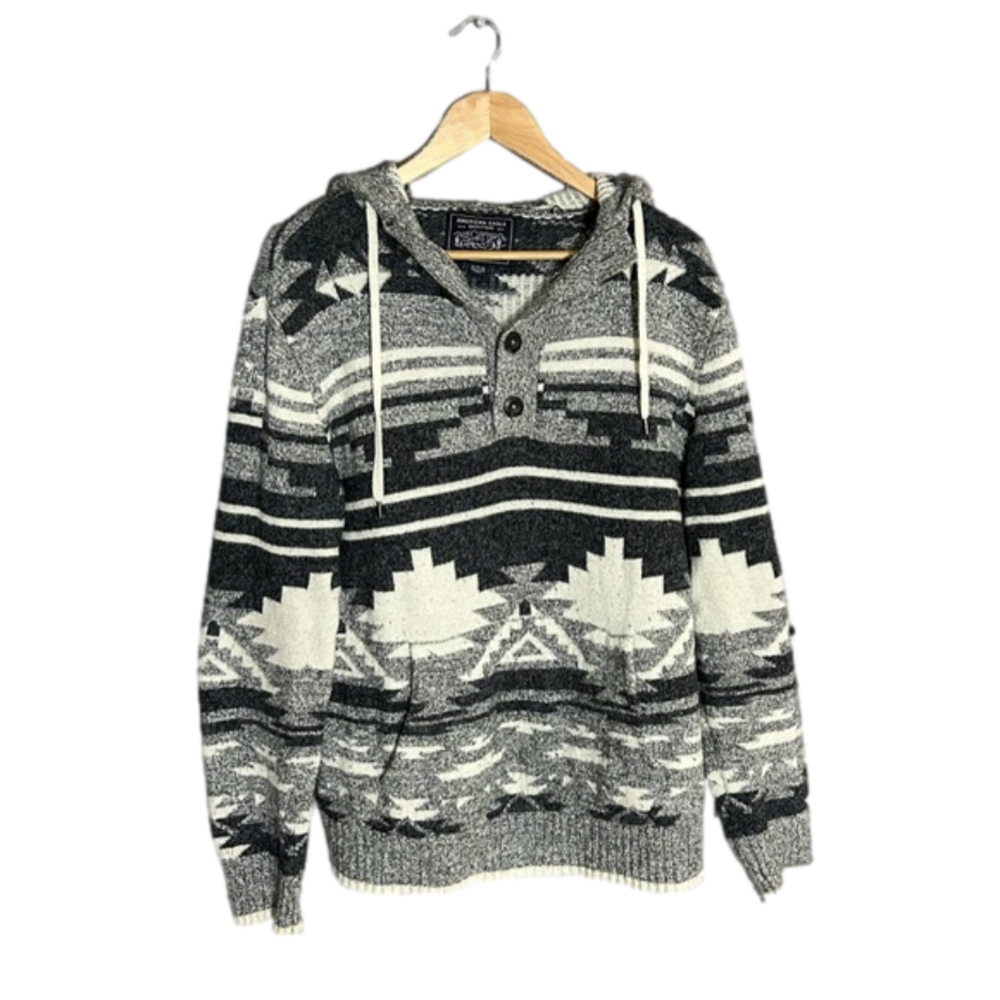 Vintage Y2K American Eagle hooded sweater
